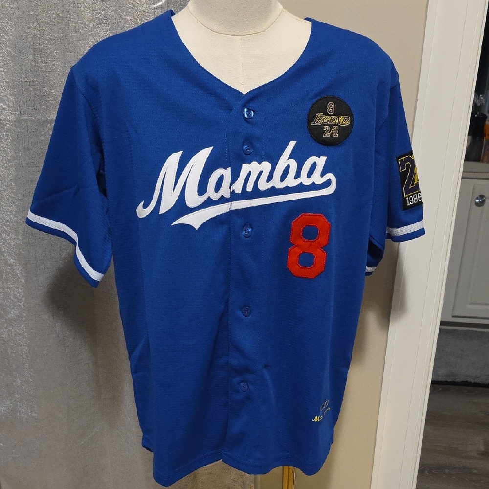 Blue Mamba Baseball Jersey